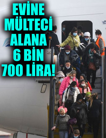 Rusya Ukrayna savaşı yüzünden evinden olan Ukraynalılar için bir ülke kolları sıvadı! Ayda 6 bin 700 lira...