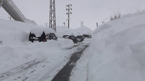 Bitlis ev ve araçlar kara gömüldü: Vatandaşlar tünel açarak ulaşım sağladı