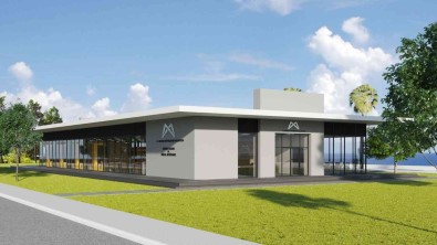 Büyüksehir Belediyesi, Sahile Modern Okuma Salonu Yapiyor