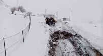 Siirt'te Kar Yollari Kapatti, 75 Yasindaki Hasta Için Ekipler Seferber Oldu