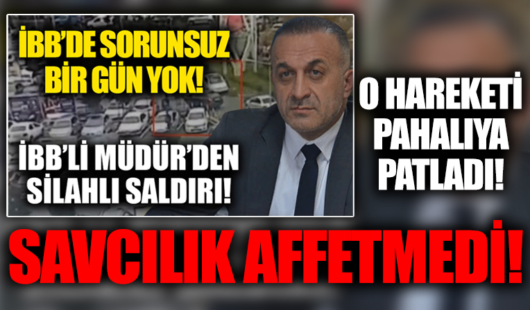 Trafikte terör estiren İBB'nin müdürünü savcılık affetmedi!