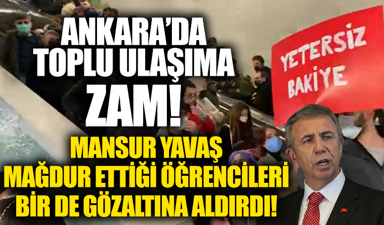 CHP'li ABB ulaşıma zam yaptı! öğrenciler toplu taşımaya gelen zammı protesto etti!