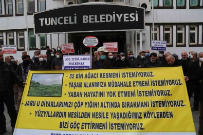 Tunceli'de Köylülerden TKP'li Baskana 'Atik Tesisi' Tepkisi