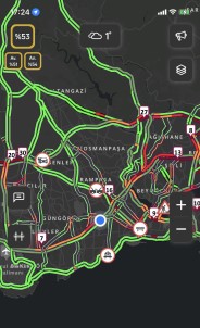 E-5 Karayolu'nda Olusan Trafik Havadan Görüntülendi