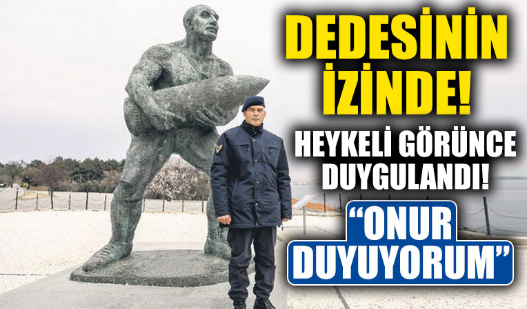 Jandarma Astsubay Kıdemli Üstçavuş Seyit Çabuk, büyük dedesi Seyit Onbaşı’nın izinde!