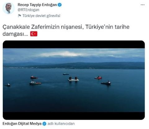 Başkan Erdoğan'dan 1915 Çanakkale Köprüsü paylaşımı! Bugün açılıyor