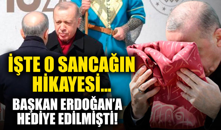 Başkan Erdoğan'a hediye edilmişti! O sancağın hikayesi ortaya çıktı...