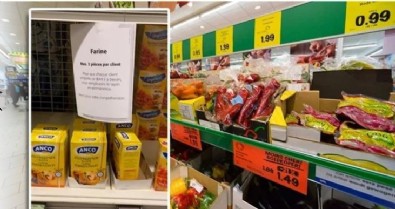 Avrupa'da gıda krizi: Belçika'da raflar boşaldı!
