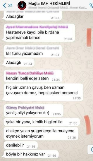 Uzman çavuşun doktoru darp etmediği belirlenmişti! Whatsapp yazışmaları ortaya çıktı!