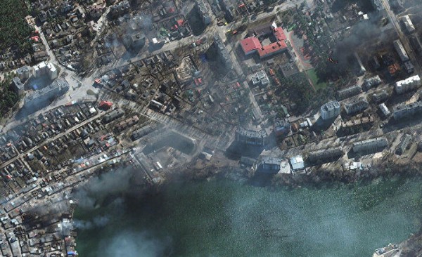 Ukrayna, Rus saldırıları sonrası uydudan görüntülendi!