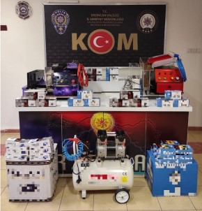 Erzincan'da Kaçak Sigara, Tütün, Makaron Operasyonu