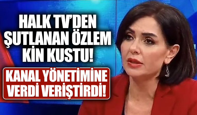 Halk TV'den kovulan Özlem Gürses kanal yönetimine verdi veriştirdi!