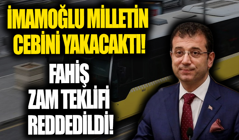İstanbul'da toplu taşıma ve servis ücretlerine fahiş zam teklifi UKOME tarafından reddedildi
