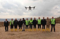 Vali Ömer Toraman, Lavanta Bahçesini Dron Ile Ilaçladi