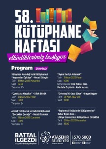 58. Kütüphaneler Haftasi Atasehir'de