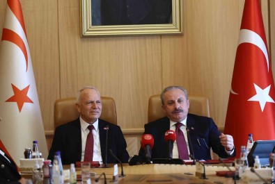 TBMM Baskani Sentop, KKTC Meclis Baskani Töre Ile Bir Araya Geldi