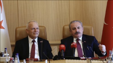 TBMM Başkanı Şentop, KKTC Meclis Başkanı Töre ile görüştü