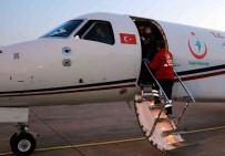 Ambulans Uçak 5 Yasindaki Asya Için Havalandi