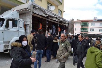 Burdur'da 15 Bin Fidan Ücretsiz Dagitildi