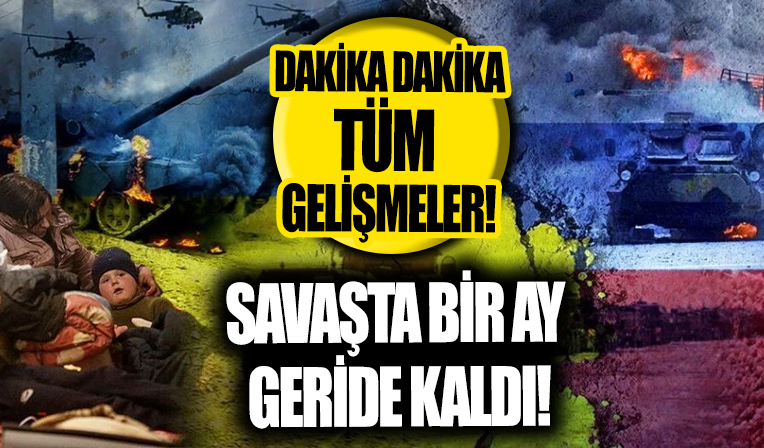 İşgalde birinci ay: Bini aşkın sivil hayatını kaybetti milyonlarca kişi ülkeyi terk etti