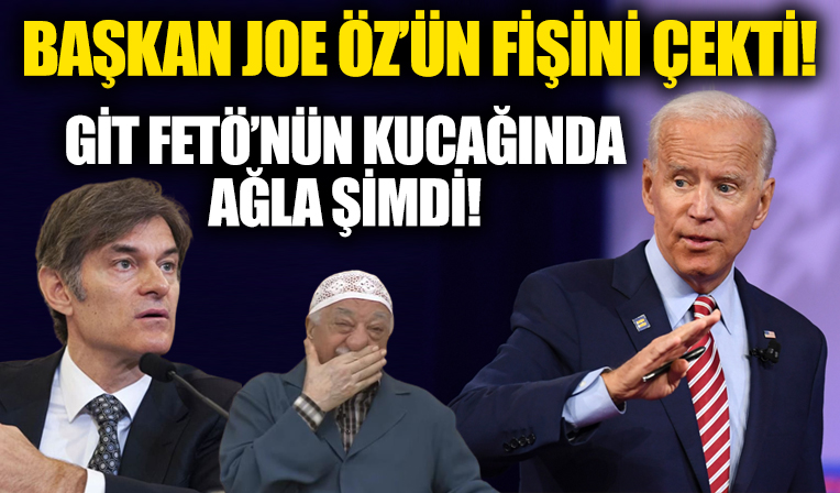 Joe Biden, siyasi kariyer için FETÖ'ye göz kırpan Mehmet Öz'ü görevden aldı!