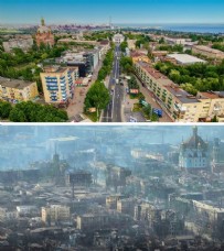  MARİUPOL - Mariupol’ün önce ve sonraki hali!