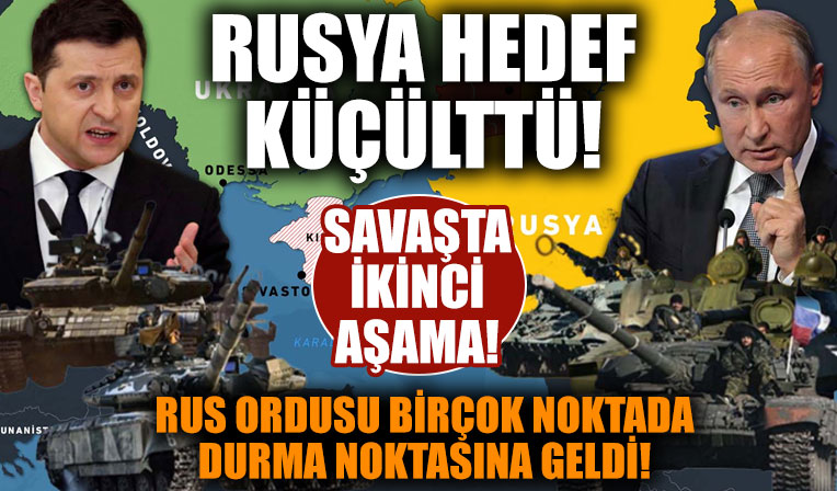 Rusya-Ukrayna savaşında flaş gelişme! Savaşta 2. aşama: Hedef Donbas