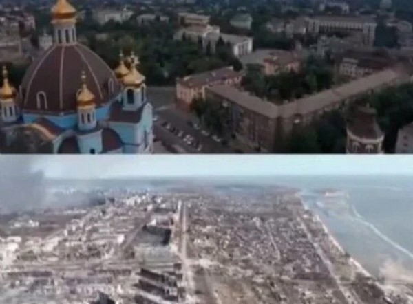 Mariupol’ün önce ve sonraki hali!