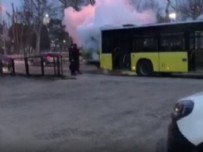 İETT - Gün geçmiyor ki bir İETT otobüsü arızası yaşanmasın! Pendik’te İETT otobüsünde yangın paniği!
