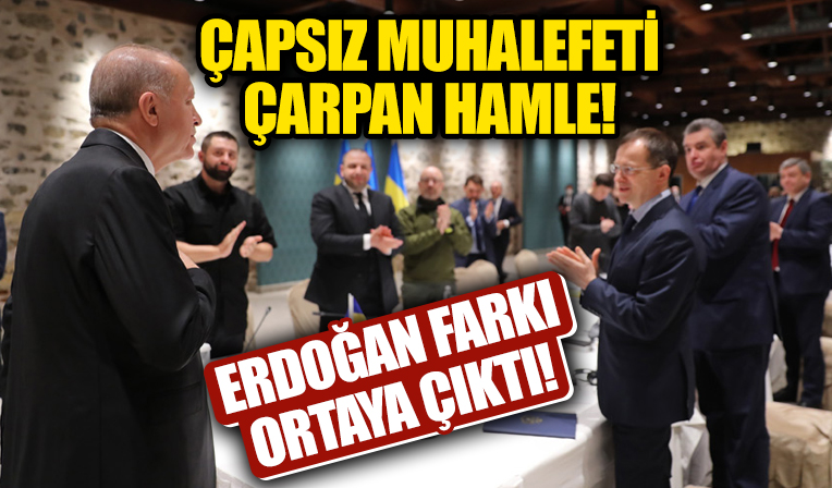 Çapsız muhalefeti çarpan hamle! Başkan Erdoğan farkı ortaya çıktı!