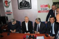 CHP Genel Baskani Kiliçdaroglu Manisa Gazeteciler Cemiyetini Ziyaret Etti