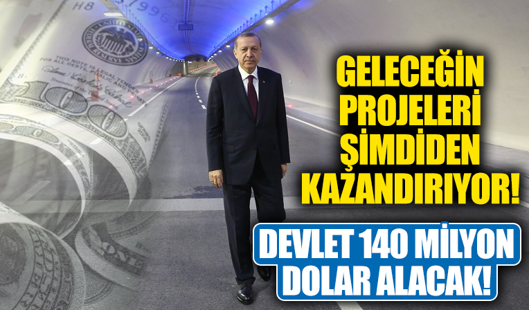 Geleceğin projeleri şimdiden kazandırıyor! Avrasya Tüneli'nden devlet 140 milyon dolar para alacak!