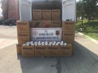 Bursa'da 1,5 Milyon Liralik Kaçak Sigara Ele Geçirildi