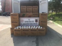 Bursa'da 1,5 Milyon Liralik Kaçak Sigara Ele Geçirildi