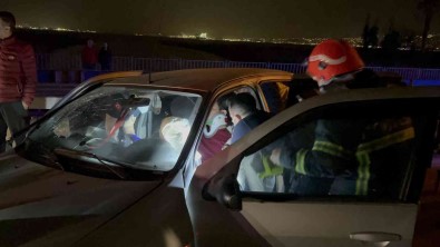 Yarali Sürücü Sedyede Hüngür Hüngür Agladi