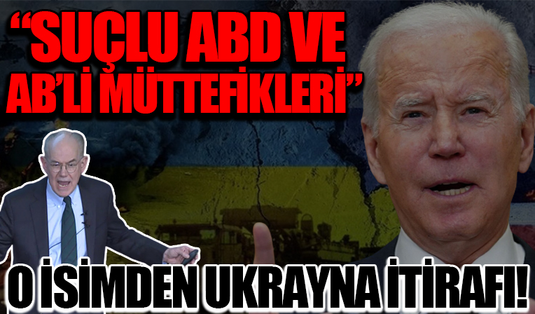 ABD'li siyaset bilimci John Mearsheimer'den Ukrayna itirafı: Suçlu ABD ve Avrupalı müttefikleri!