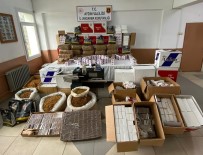 Çine'de Kaçak Sigara Imalathanesine Baskin