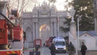 Dolmabahçe Sarayı'nda yangın paniği