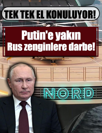 Putin'e yakın Rus milyarderlere darbe üstüne darbe: 65 milyon avroluk yatına el konuldu