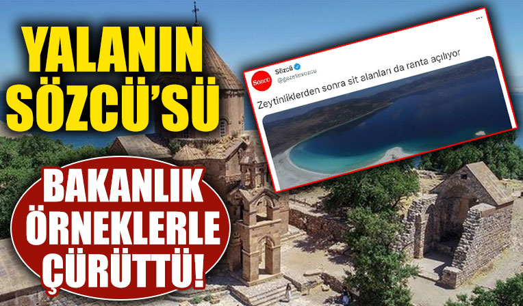 Çevre Şehircilik ve İklim Değişikliği Bakanlığı 'zeytinliklerden sonra sit alanları da ranta açılıyor' iddialarını yalanladı!
