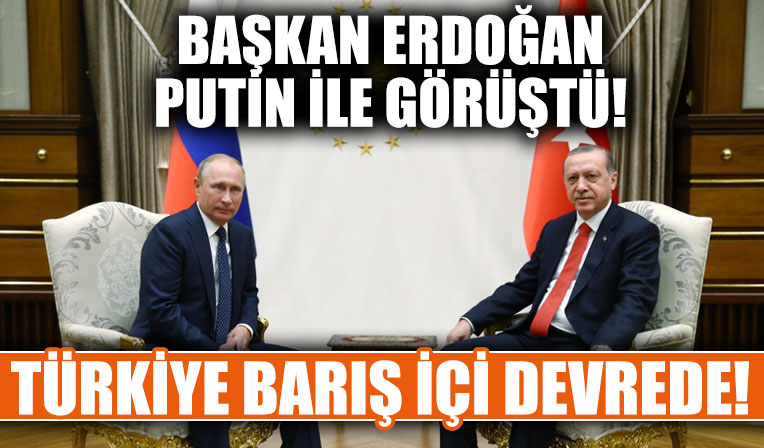 Kriz diplomasisi! Başkan Erdoğan, Putin görüşmesi sona erdi!
