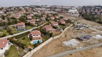 Büyükçekmece'de Insaat Nedeniyle Kayan Milyonluk Villalarda Son Durum Havadan Görüntülendi