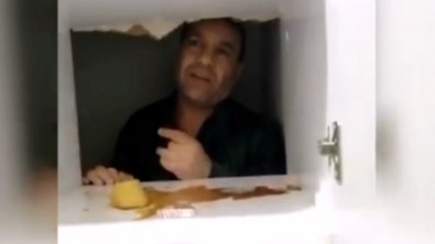 Polisin Aradigi Zanli Dolabin Arkasindaki Gizli Bölmede Yakalandi