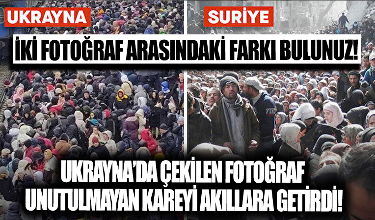 Ukrayna'da çekilen bu fotoğraf Suriye savaşının unutulmayan karesini akıllara getirdi