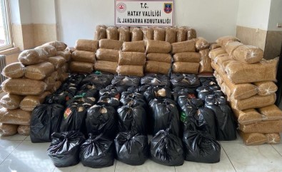 Hatay'da Piyasa Degeri 241 Bin 650 TL Olan Kaçak Tütün Ele Geçirildi