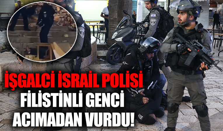 İsrail polisi Filistinli genci vurdu!