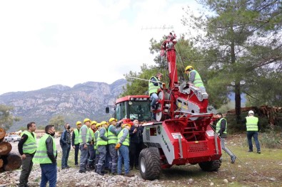 Köycegiz'de Havai Hat Operatörlügü Egitimi