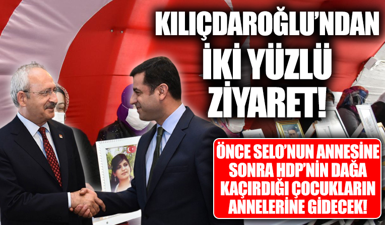 Kemal Kılıçdaroğlu'ndan iki yüzlü ziyaret! Önce Selahattin Demirtaş'ın annesini sonra Diyarbakır annelerini ziyaret edecek!