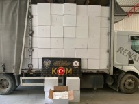 Adana'da 8 Milyon 950 Bin Kaçak Makaron Ele Geçirildi