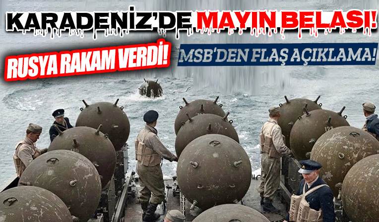 Rusya: Mayınların 370'i Karadeniz'de